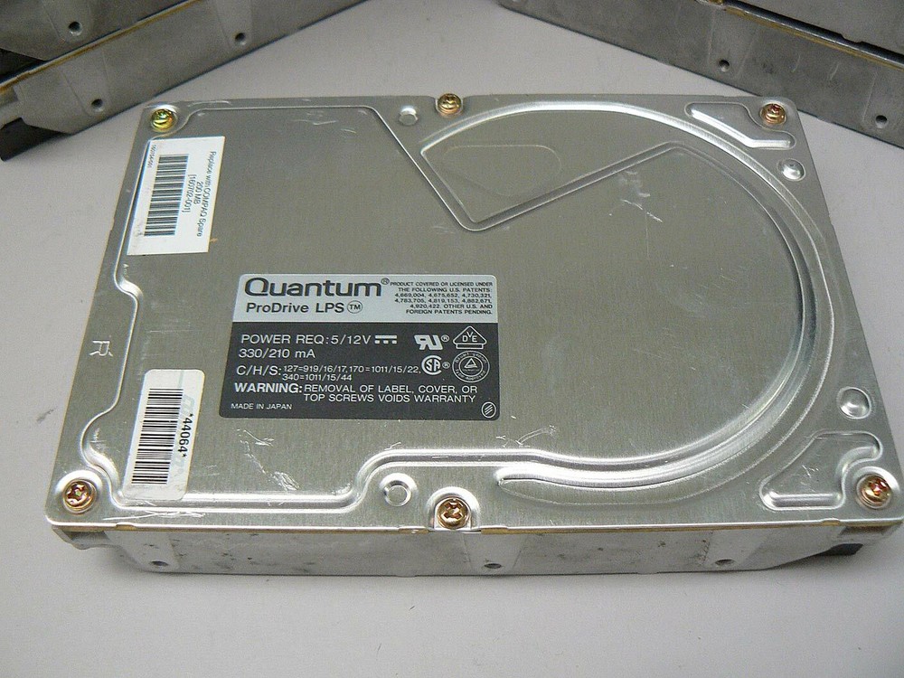 Quantum RR21A492 Hard Drive Model 210AT - 210 Megabyte IDE - (( TESTED ))