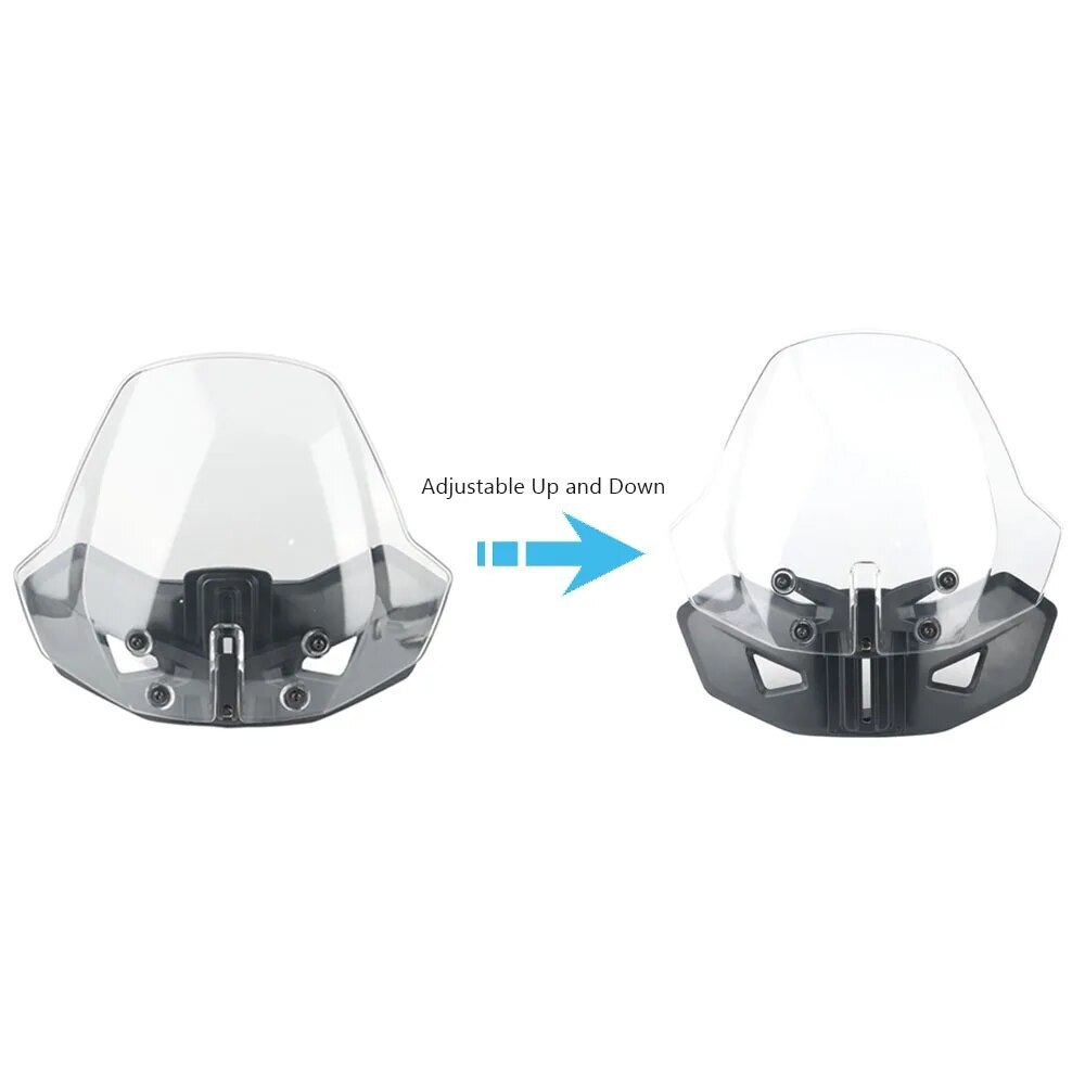 Adjustable Windscreen Windshield Wind Screen Shield For Can-Am Ryker 600 900