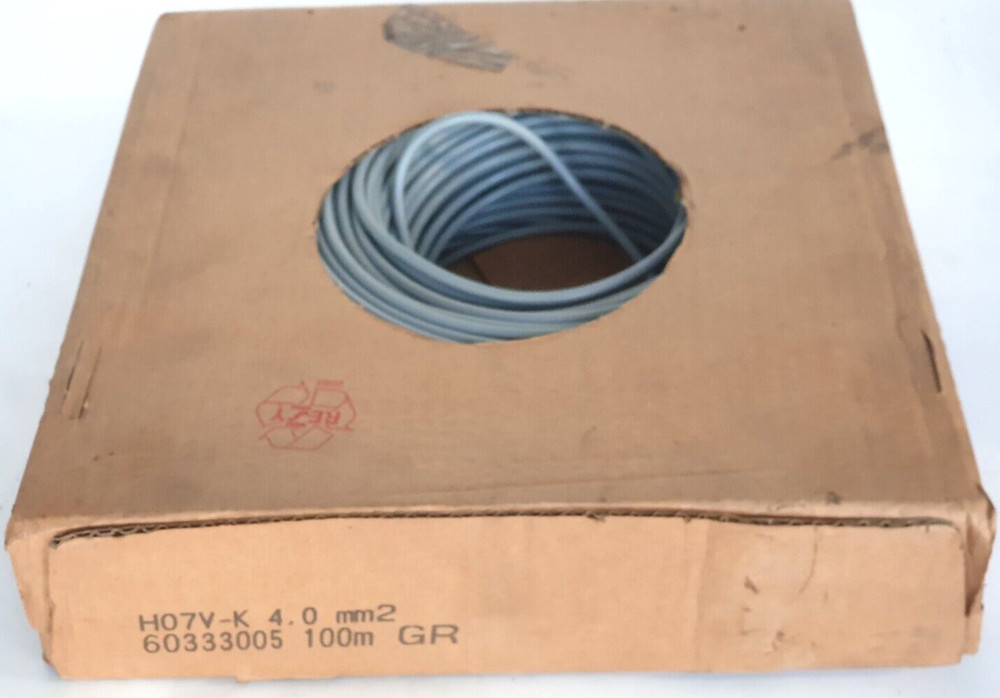 H07V-K 4.0 mm² core cable cable 100 m grey