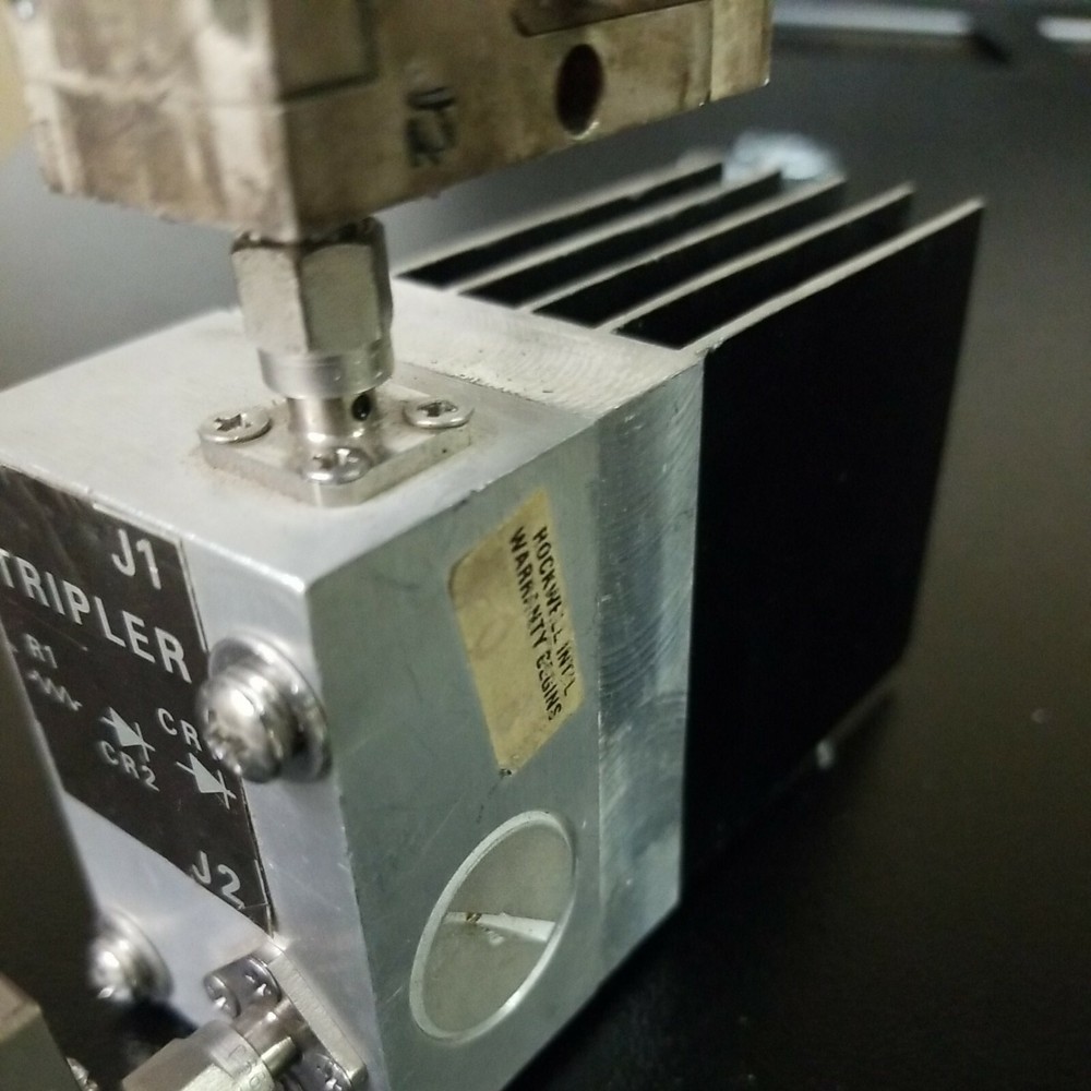 Frequency Tripler with heat sink & 2 Coaxial Isolators