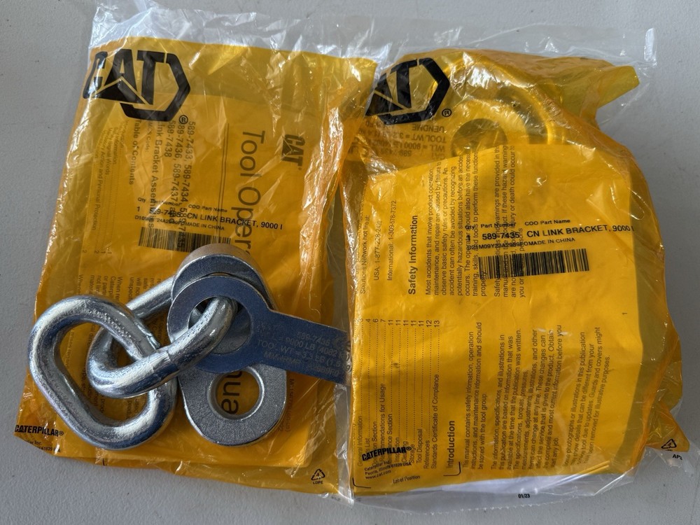 Caterpillar Lifting Link Brackets 589-7435. 2 Per Purchase.