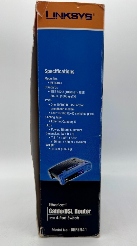 Linksys Router BEFSR41 W-2