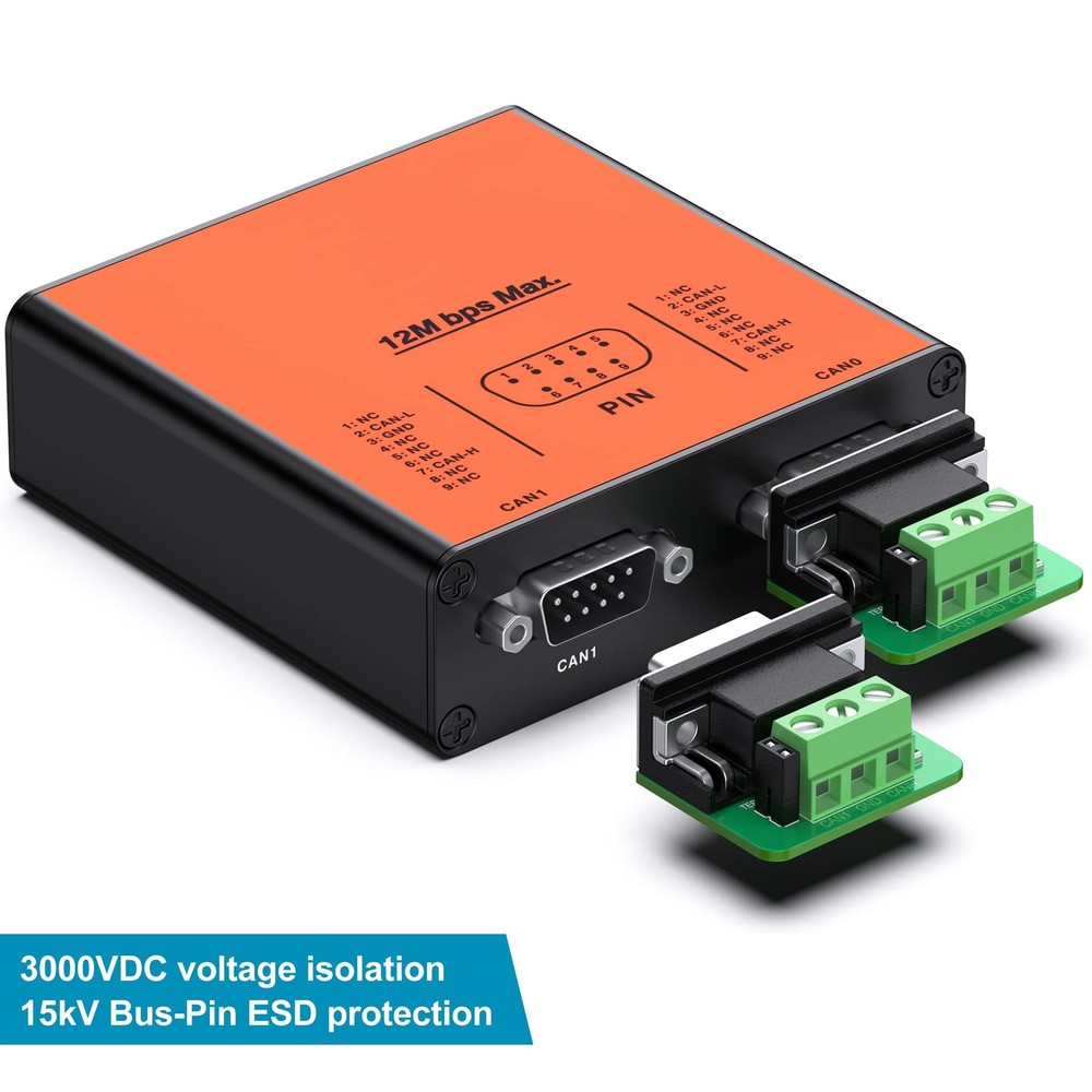 PU2CANFD Series USB2CANFDX2 USB To CAN Converter Interface Adapter Module