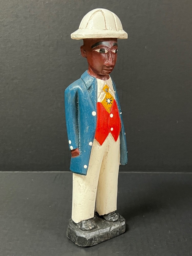 AFRICAN ART COLONIAL STATUE