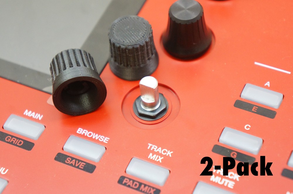 Replacement Small Selector Knob Dial for Akai Professional One+ MIDI (2-pack)