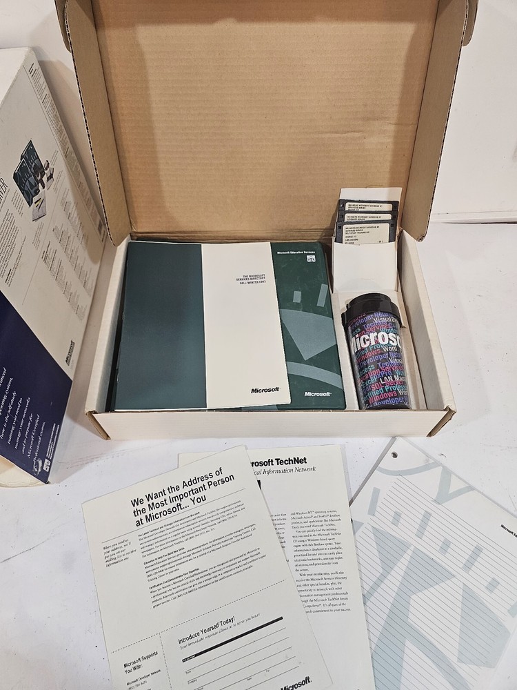 Microsoft Windows NT Advanced Server 3.1 Self Study Series w/Floppy Disks NEW