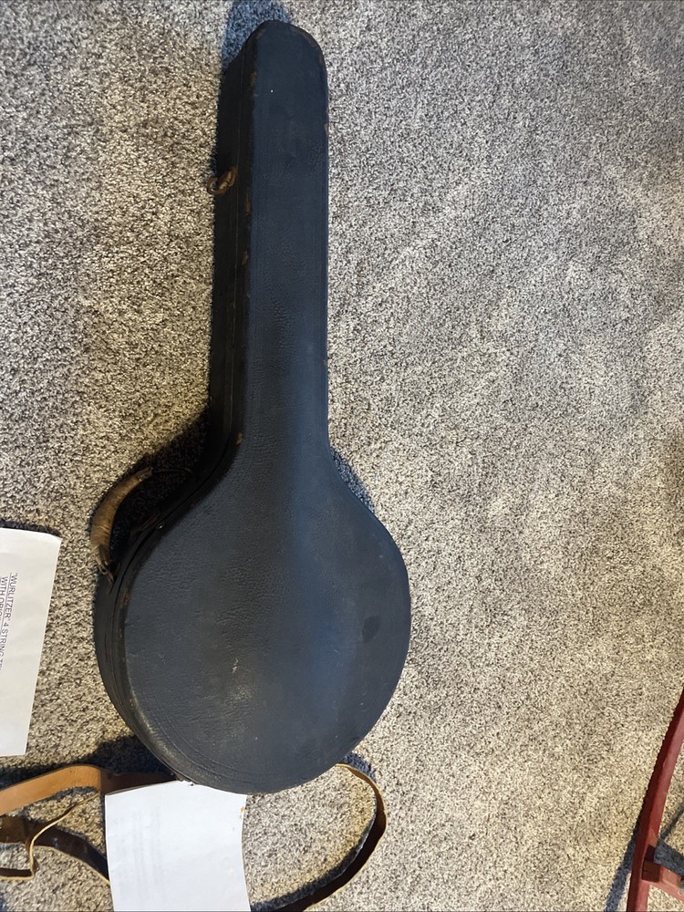 Wurlitzer 4 String Tenor Banjo. Hubcap Back