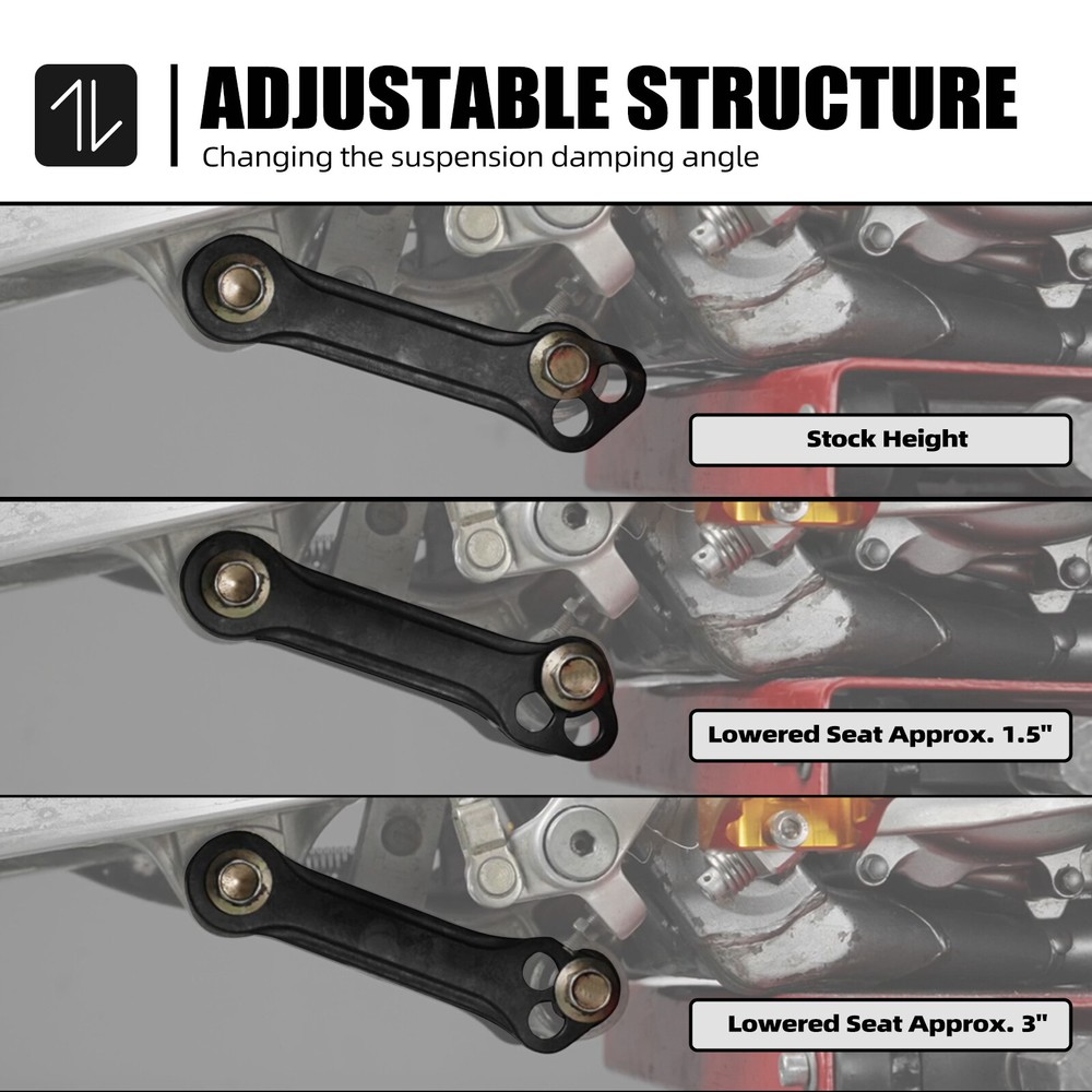 NICECNC Adjustable Lowering Drop Link Kit For Suzuki DR-Z400 E S SM 2000-2024