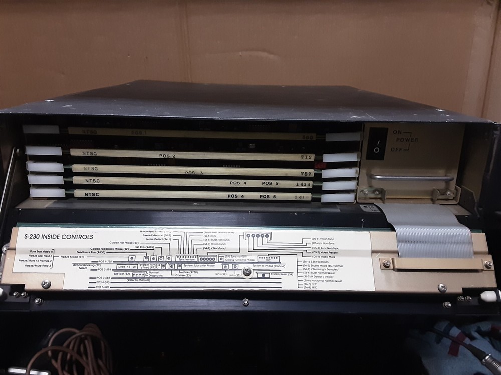 Used MICROTIME S-230 TBC Frame Synchronizer