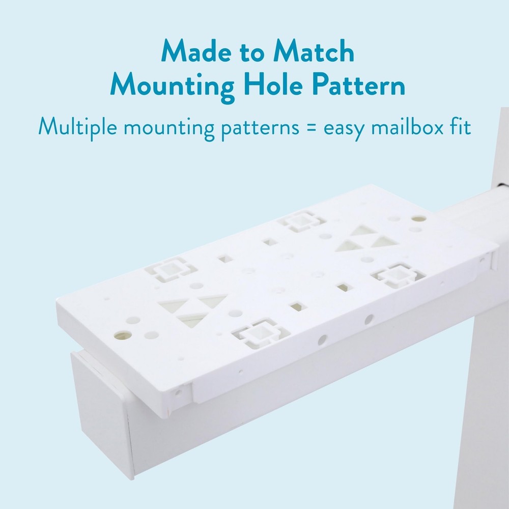 Architectural Mailboxes Whitley Plastic Mailbox Post, Compatibility Code A, B, C