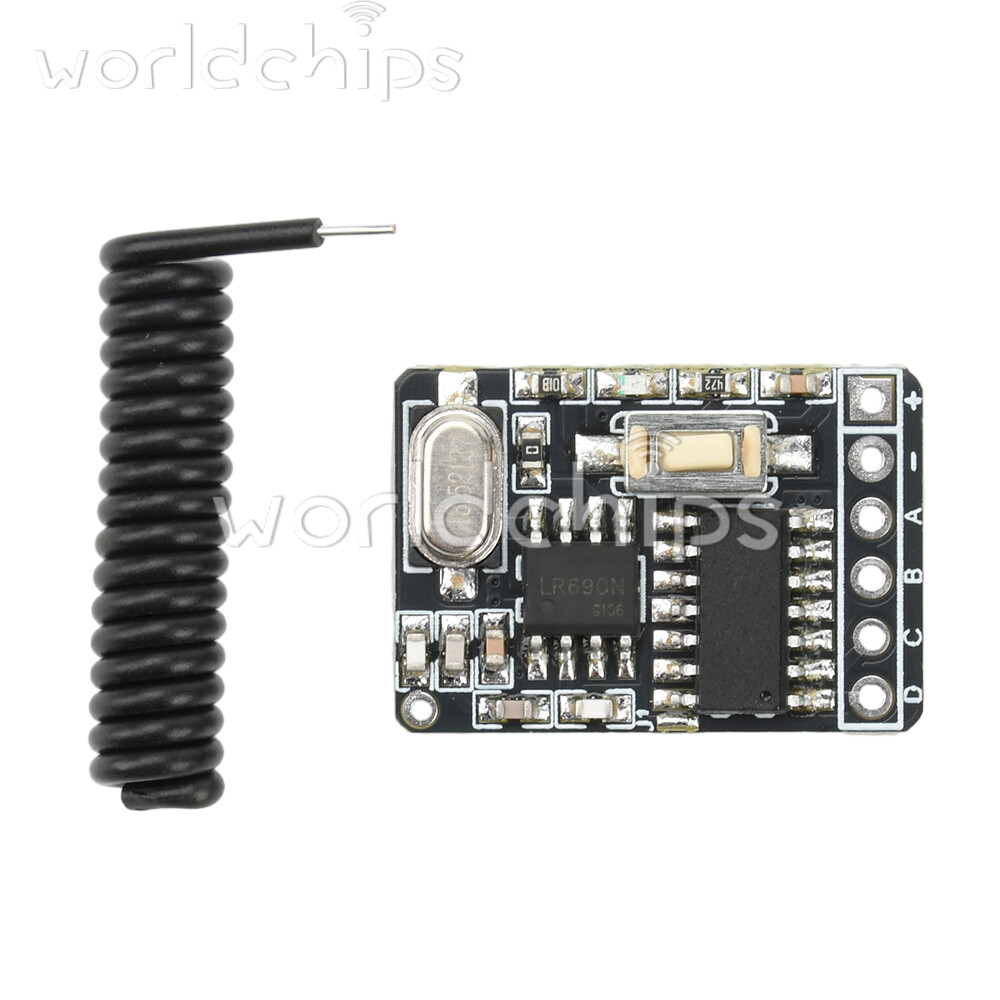 433Mhz Wireless Remote Control Switch Learning Code Decoding Receiver Module New