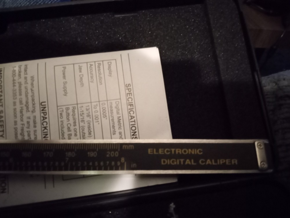 Pittsburgh digital caliper 8 inch