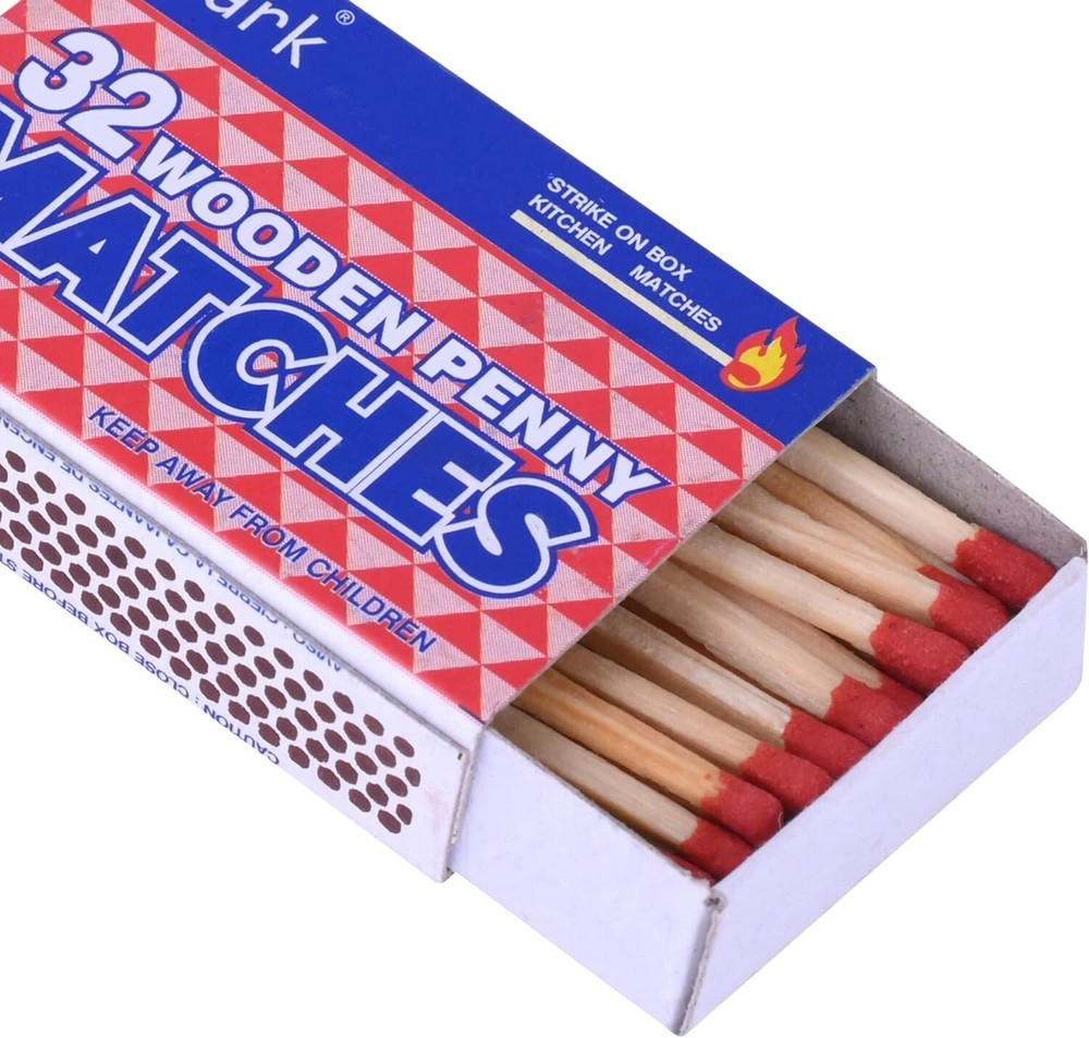 10 Pks Matches 32 count Strike on Box Kitchen Camping Fire Starter Lighter