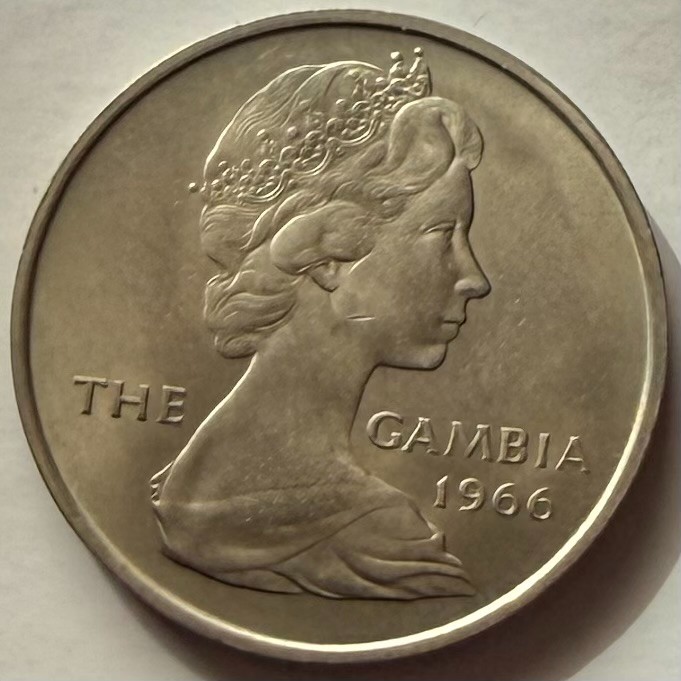 GAMBIA 4 SHILLINGS 1966