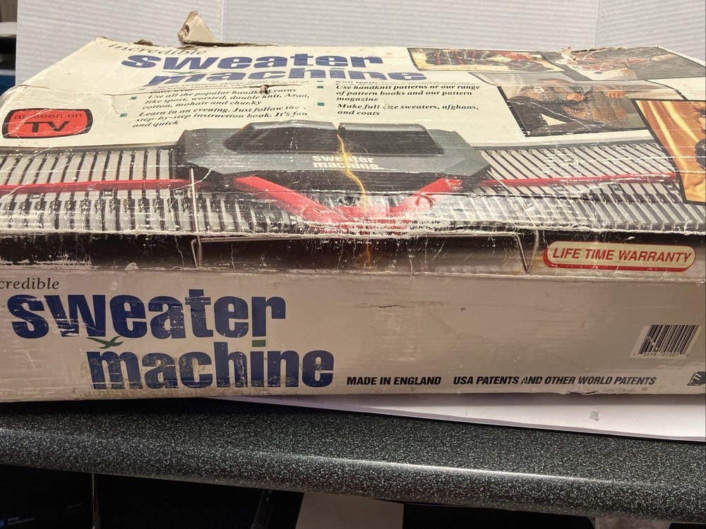 Bond Incredible Sweater Machine Knitting Machine - In Box