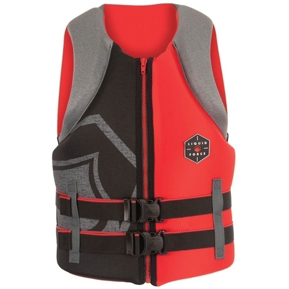 Liquid Force Men's Hinge CGA Life Vest, Red 3XL