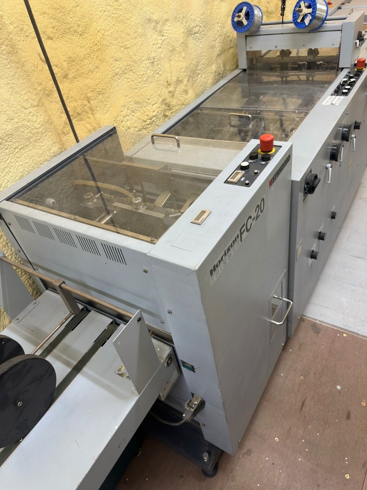 Horizon Stitcher & Folder SPF-20 with HOF Feeder - Working!