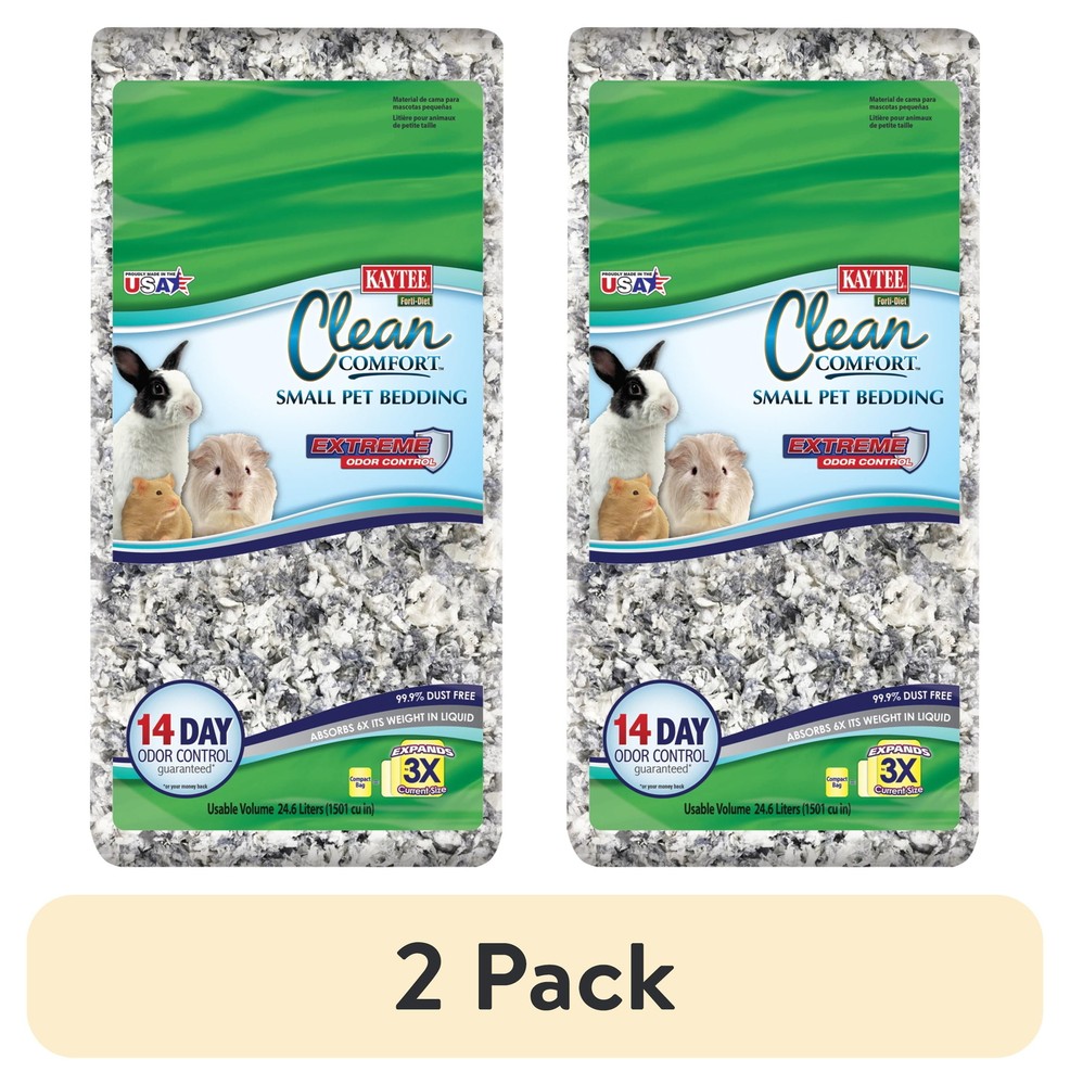 (2 pack) Extreme Odor Control Small Animal Bedding, 24.6L