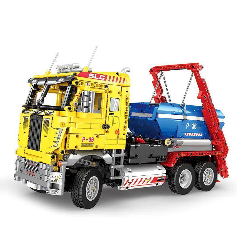Building Blocks MOC 22016 Skip Loading Truck Model Engineering Vehicle 1918PCS