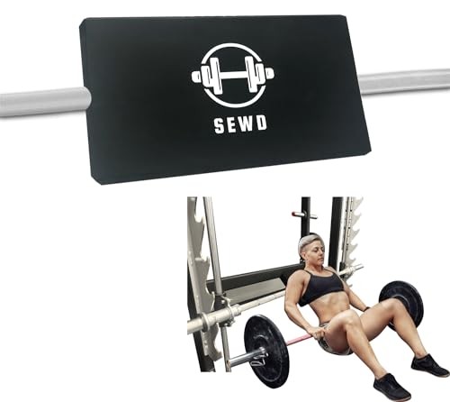 Turns Any Squat Rack into Hip Thrust Machine Hip Thrust Bench Back Pad Athletic