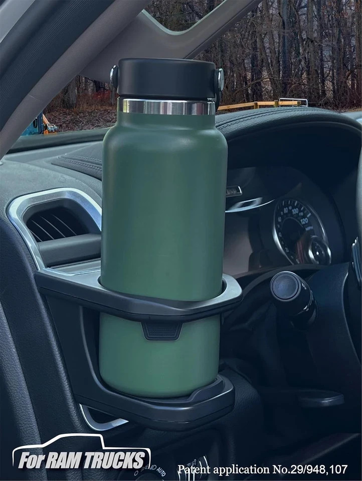 AZUTO RAM Trucks Cup Holder, Drink Folder Beverage Console Black