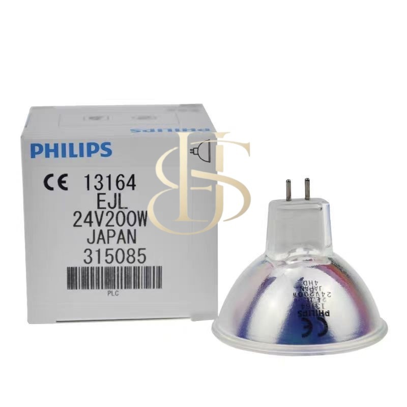 PHILIPS 13164 EJL 24V200W GX5.3 Microscope Halogen light Projector Lamp