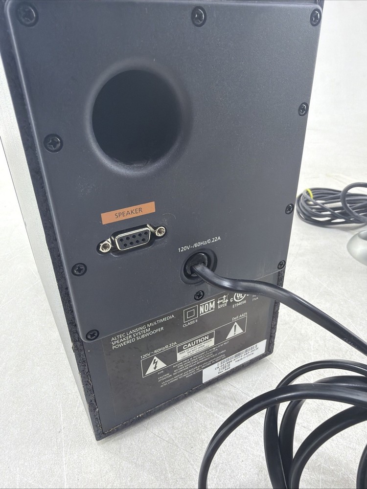 Dell A425 Zylux Multimedia Computer Speaker System with Powered Subwoofer