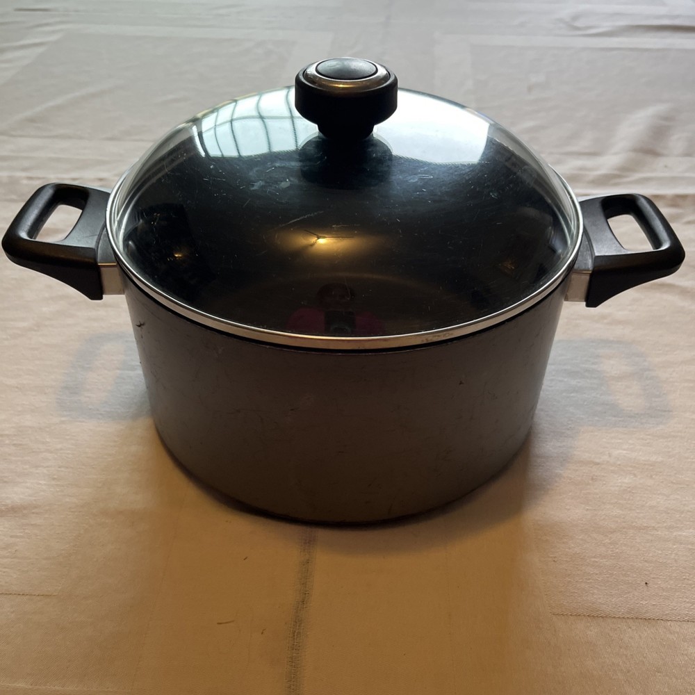 Anolon Anodized Nonstick Maximum Durability Cookware Set 6 Piece Black