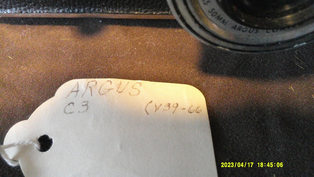 Vintage Argus C-3 Rangefinder Camera 50mm