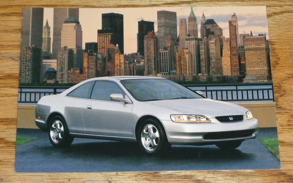 Original 2000 Honda Accord Coupe Postcard 00