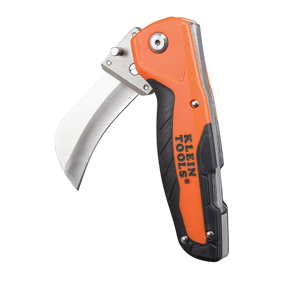 Klein Tools 44218 Cable Skinning Utility Knife w/ Replaceable Blade