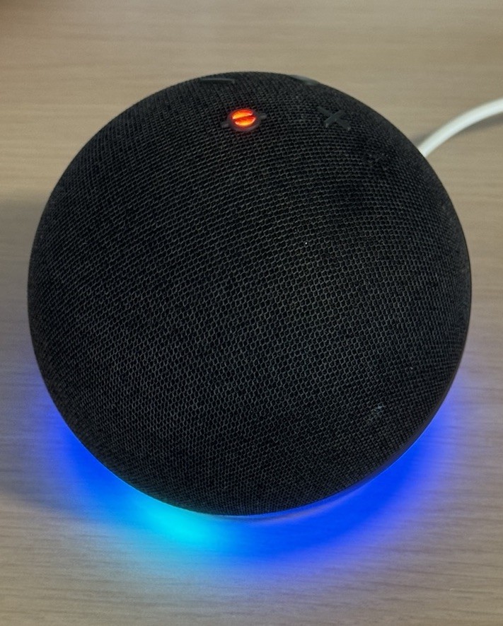 Amazon Echo Dot 5th Generation Smart Speaker Color Black. No Wall Adapter