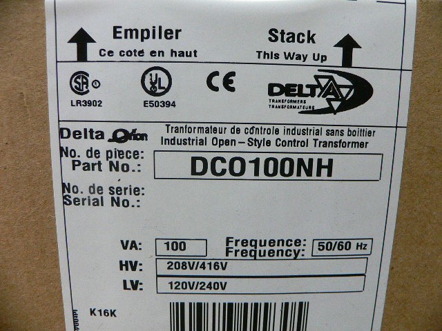 Delta Dco100nh Transformer 100Va