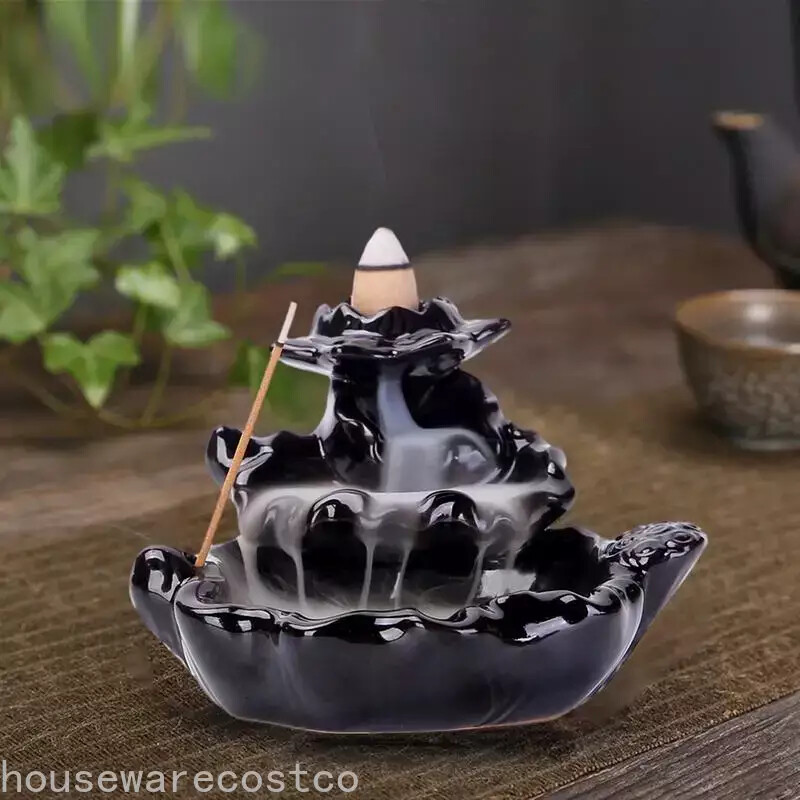 Creative Home Decoration Backflow Incense Burner Ceramics Collection Gift