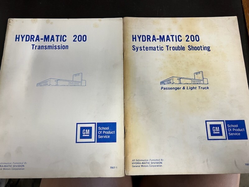 Hydramatic 200 Troubleshooting/Training Manuals - 2 Books