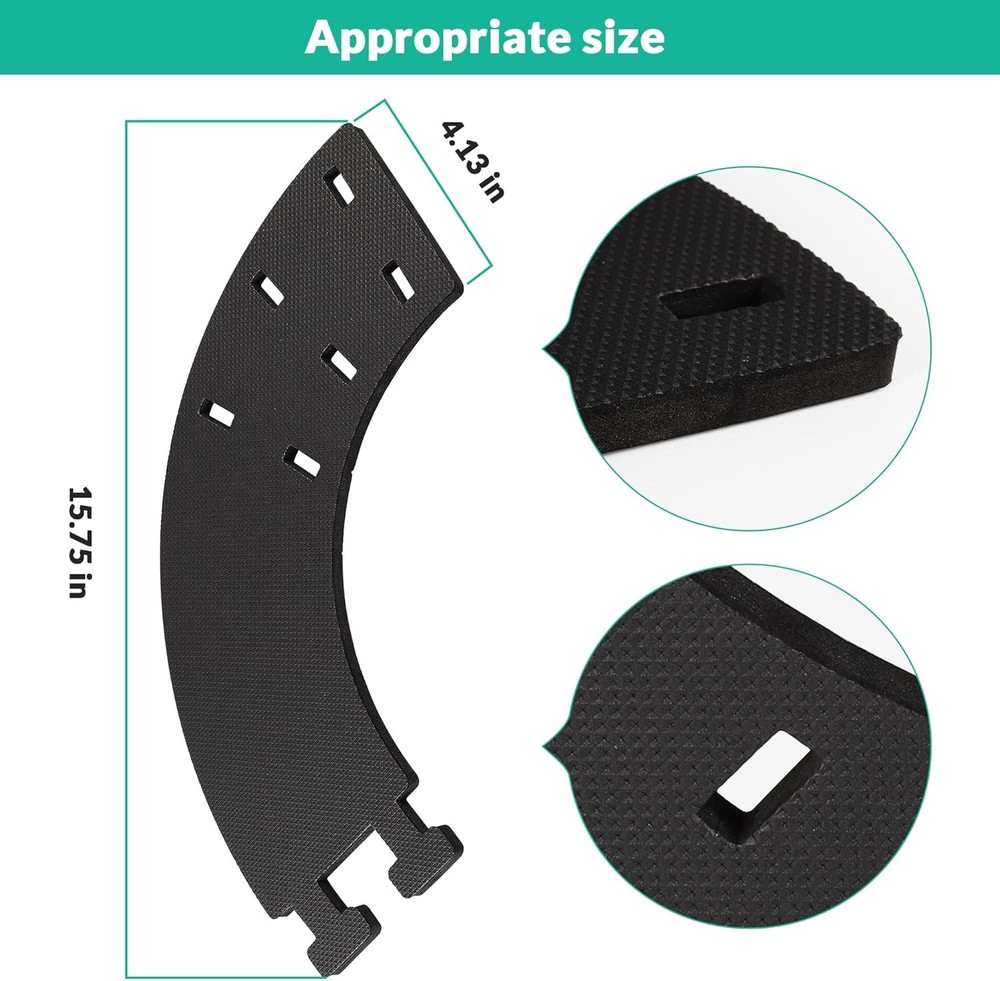 Bed Frame Leg Protectors Covers, Toe Protectors, Black