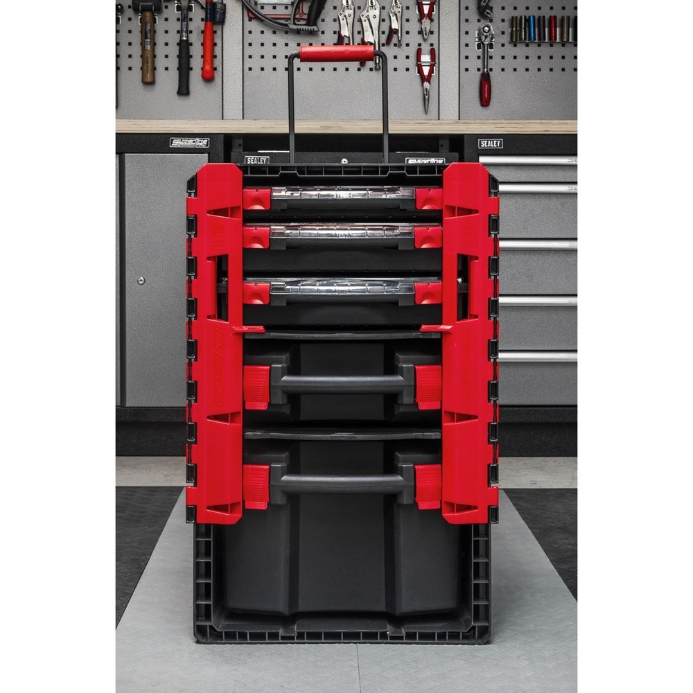 Sealey AP860 Professional Mobile Toolbox with 5 Removable Storage Cases