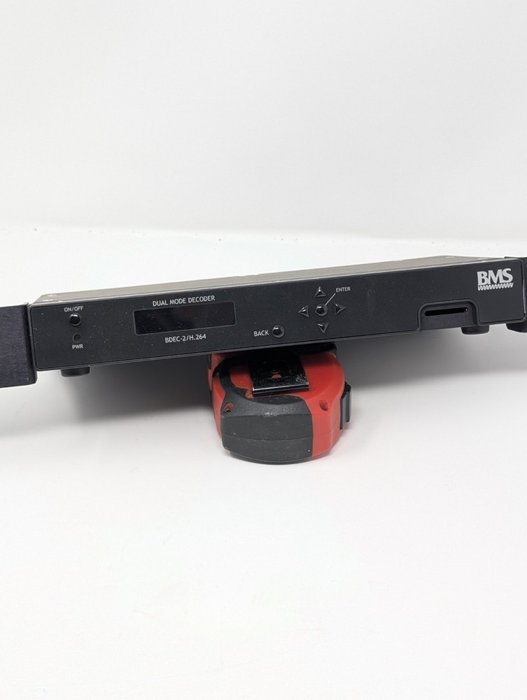 BMS BDEC-P2 Dual Mode Decoder BDEC-Pro Series 2 MPEG2 H.264 UNTESTED Parts