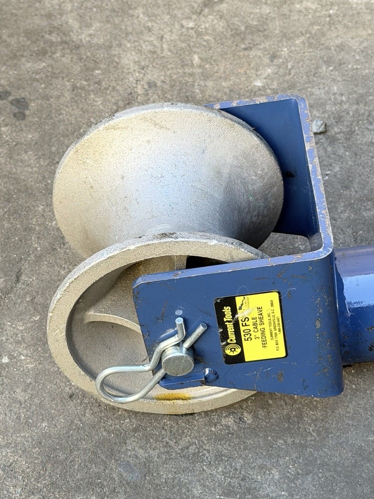 CURRENT TOOLS 530FS 3" CABLE FEEDING SHEAVE #1