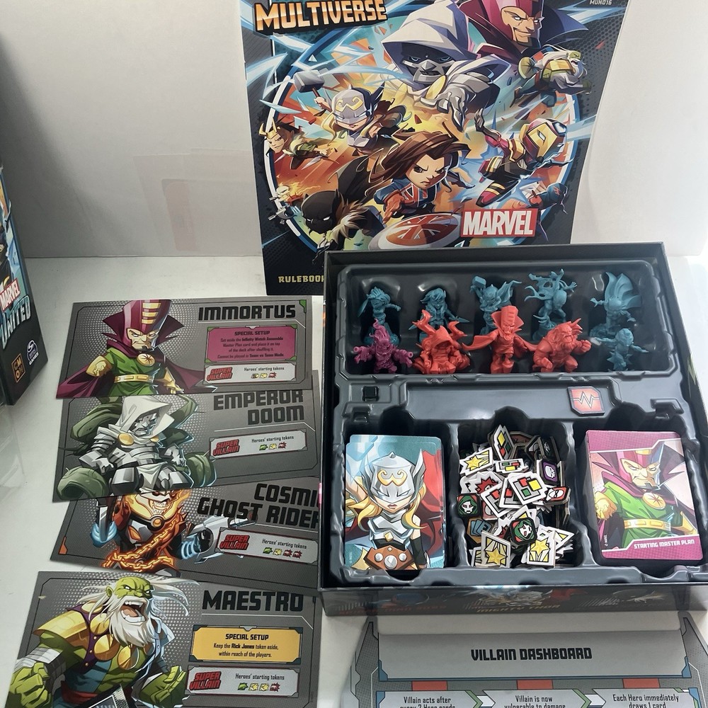 Marvel United: Multiverse Core Box Board Game By CMON Mint Condition