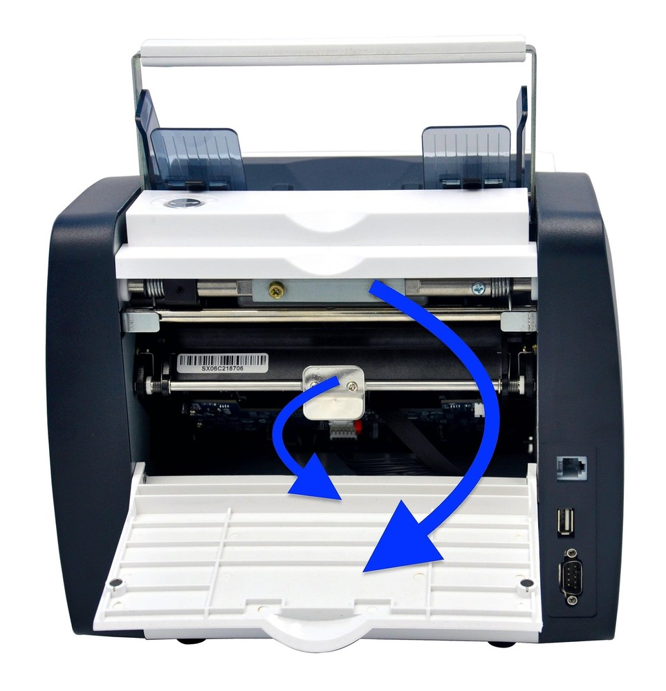 MA-180S Front Loading CIS Sensor Mixed Denomination Bill Counter Money Counti...