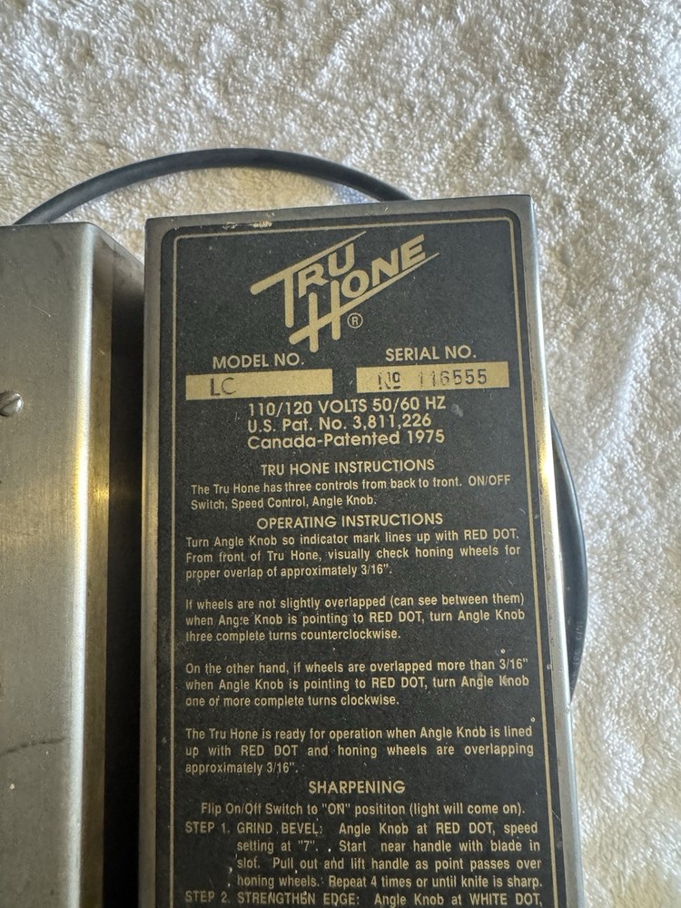 Tru Hone Knife Sharpener