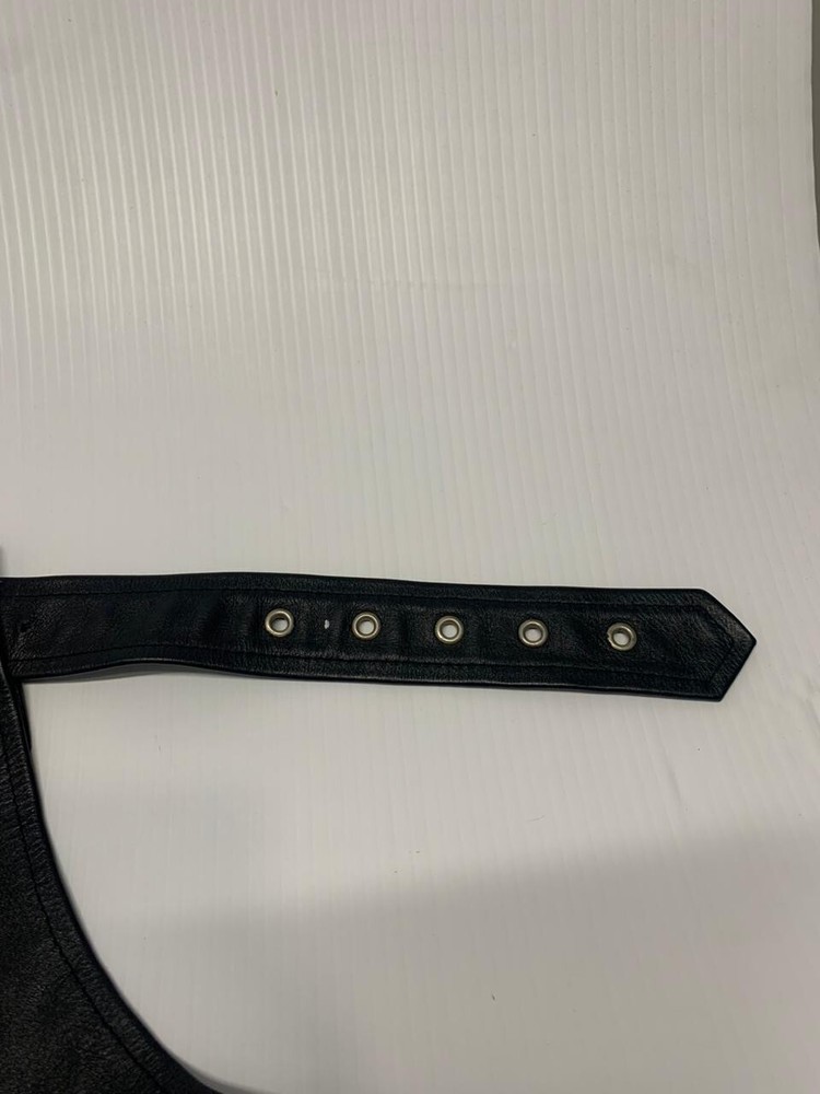 Jamin Leather Chaps Black Leather XXL Men's A67