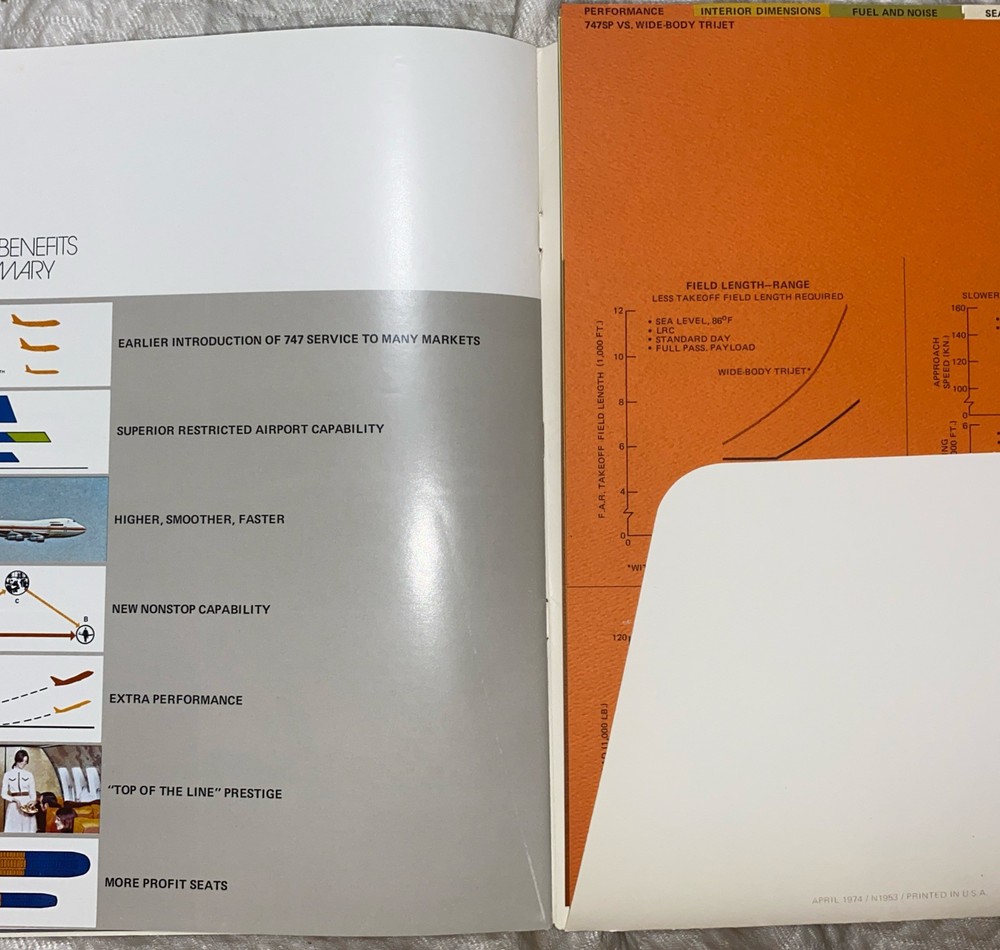 Boeing 747 SP Brochure