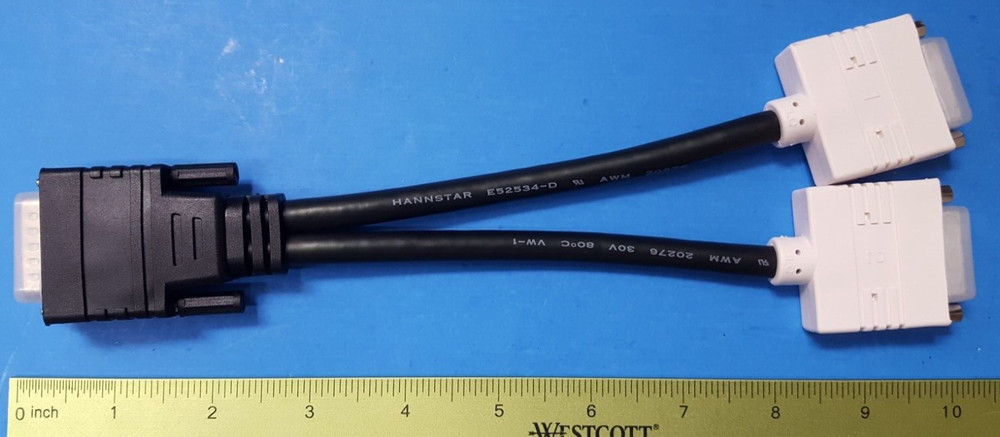 DVI Y SPLITTER CONNECTOR CABLE, OH9361