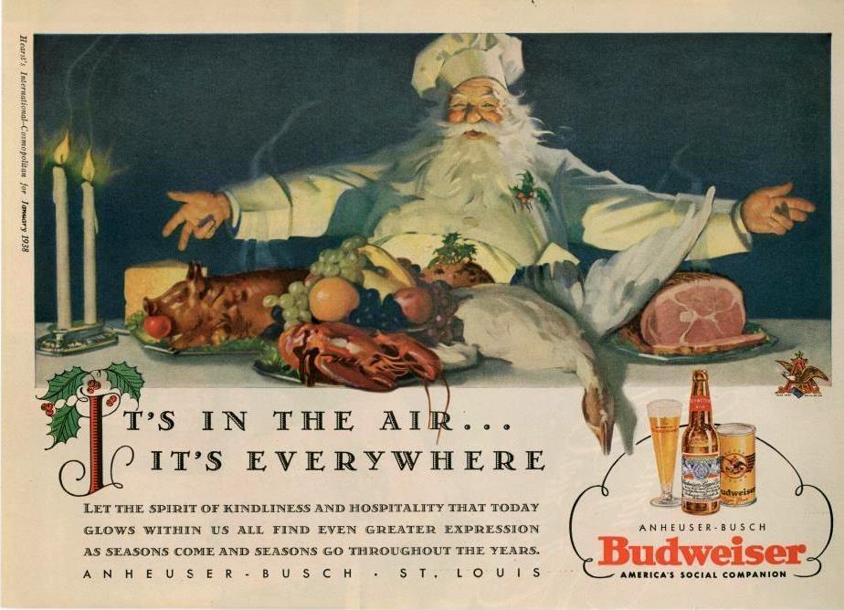 Budweiser  -   Anheuser Busch   -   St. Louis    -    1938
