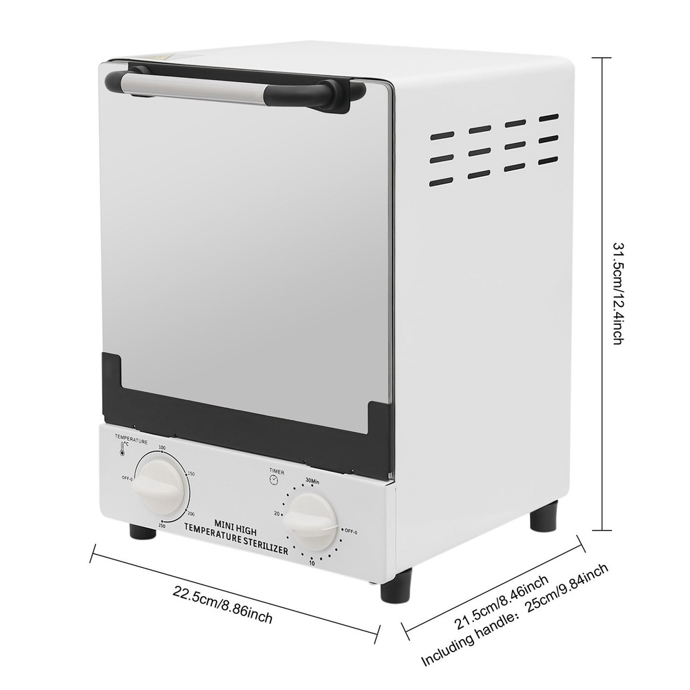 Nail Tool Cleaning Sterilizer Cabinet Multi-Function High Temperature Cabinet US