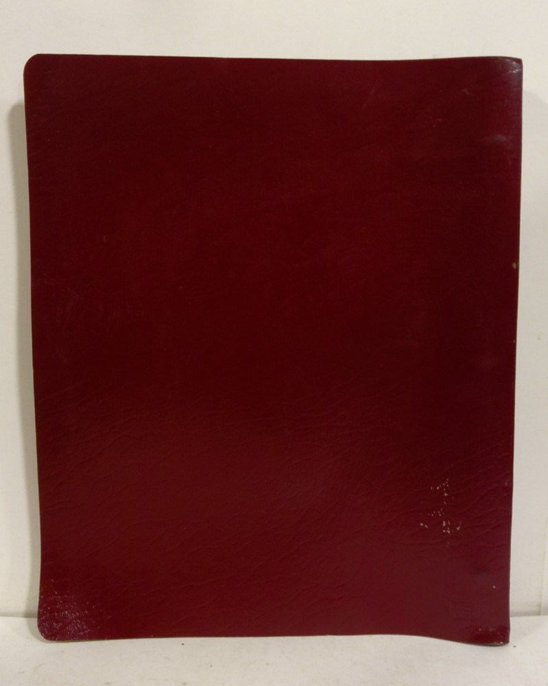 Roundhouse Model Die Casting 1956 Data Book Sheets & Binder