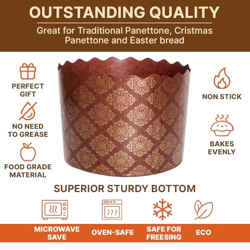 12 oz Easter Bread Forms Paska Mold Kulich Paskha 12 pcs - Easter Bread