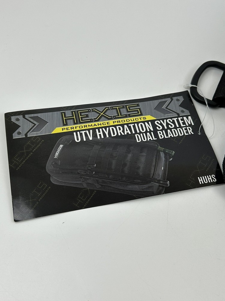 HEXIS UTV Hydration System Dual 2L Bladders Water Resistant Ballistic Nylon